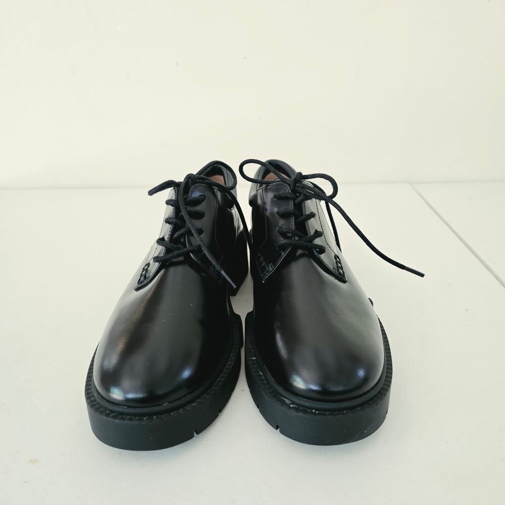Coach Lyla Platform Derby Black Leather Oxford NEW NWOB Women's Size 10 - Picture 10 of 14